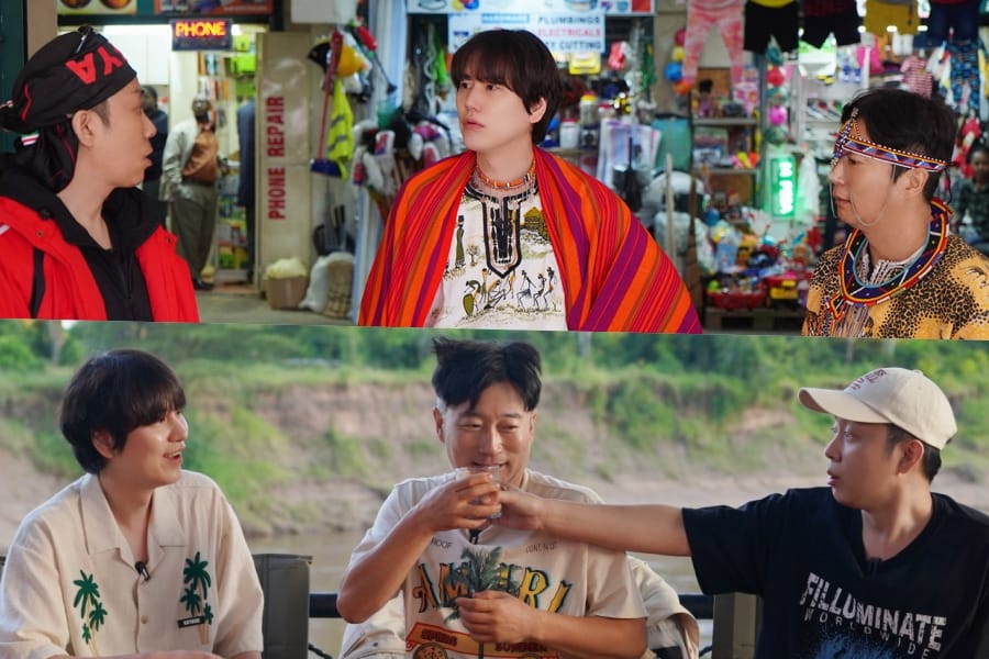Lee Soo Geun, Eun Ji Won, And Kyuhyun Dive Into Wild Safari Adventure With Peak Bickering Chemistry In “Three Idiots In Kenya”