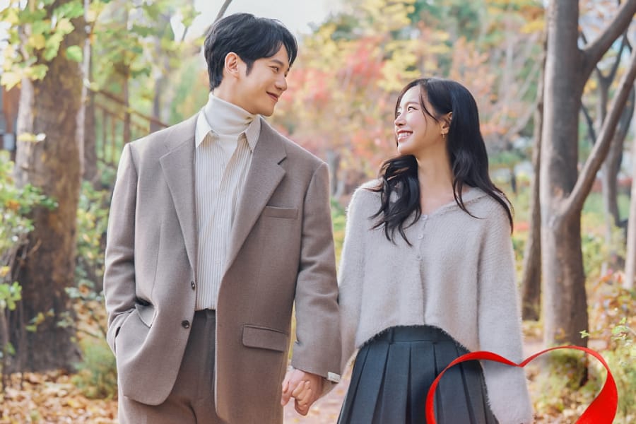 Park Ki Woong And Jin Se Yeon Share Warm Gazes As Childhood Sweethearts Reconnected By Fate In New Drama